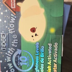 BNIB White Doggy Squishy Desk/night Light